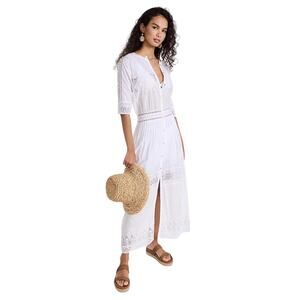 LoveShackFancy | Dresses | New Loveshackfancy Judalon Midi Dress In White |  Poshmark